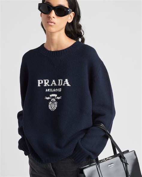 prada cashmere Pullover sweater shirt top 42 